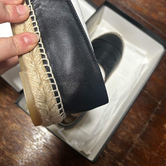 All Black Chanel Lambskin Espadrilles - Picture 13 of 16